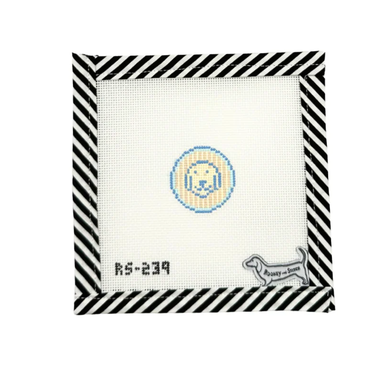 Canvas RUFUS BAG CHARM  RS239   1.5"ROUND