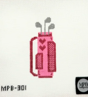 Canvas LOVE ON THE LINKS GOLF BAG  MPB301