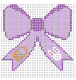 Canvas BOW SERIES  - EASTER  3X3"