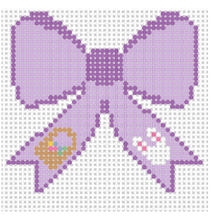 Canvas BOW SERIES  - EASTER  3X3"