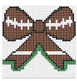 Canvas BOW SERIES  - FOOTBALL  3X3"