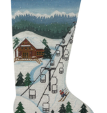 Canvas SKI LODGE STOCKING  4429