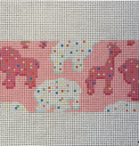 Canvas ANIMAL CRACKER INSERT  MS45   3X6"