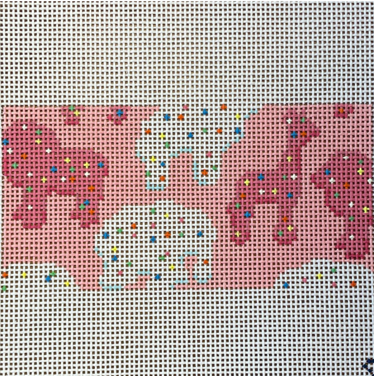 Canvas ANIMAL CRACKER INSERT  MS45   3X6"