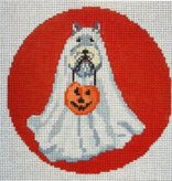 Canvas STELLA THE GHOST  AB09   4.7"ROUND