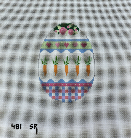 Canvas CARROT BAND EGG  SR481  3X4"