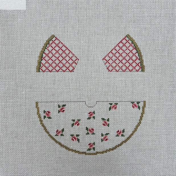 Canvas 3D ANGEL - CABBAGE ROSES  SR5610  5.5X6.5"