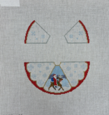 Canvas 3D ANGEL - SANTA ON REINDEER  SR5629  5.5X6.5"