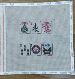 Canvas MAHJONG, GEMSTONE PURPLE  EP0824P    5X5"
