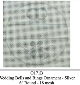Canvas WEDDING BELLS ROUND  KK0171B
