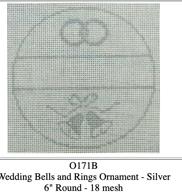 Canvas WEDDING BELLS ROUND  KK0171B