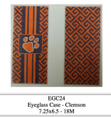 Canvas CLEMSON EYEGLASS CASE  KKEGC24