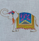 Canvas ELEPHANT - YELLOW/BLUE  MC478   4.25X3.25