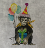 Canvas BIRTHDAY MONKEY  HBD011   3.5X5.75"