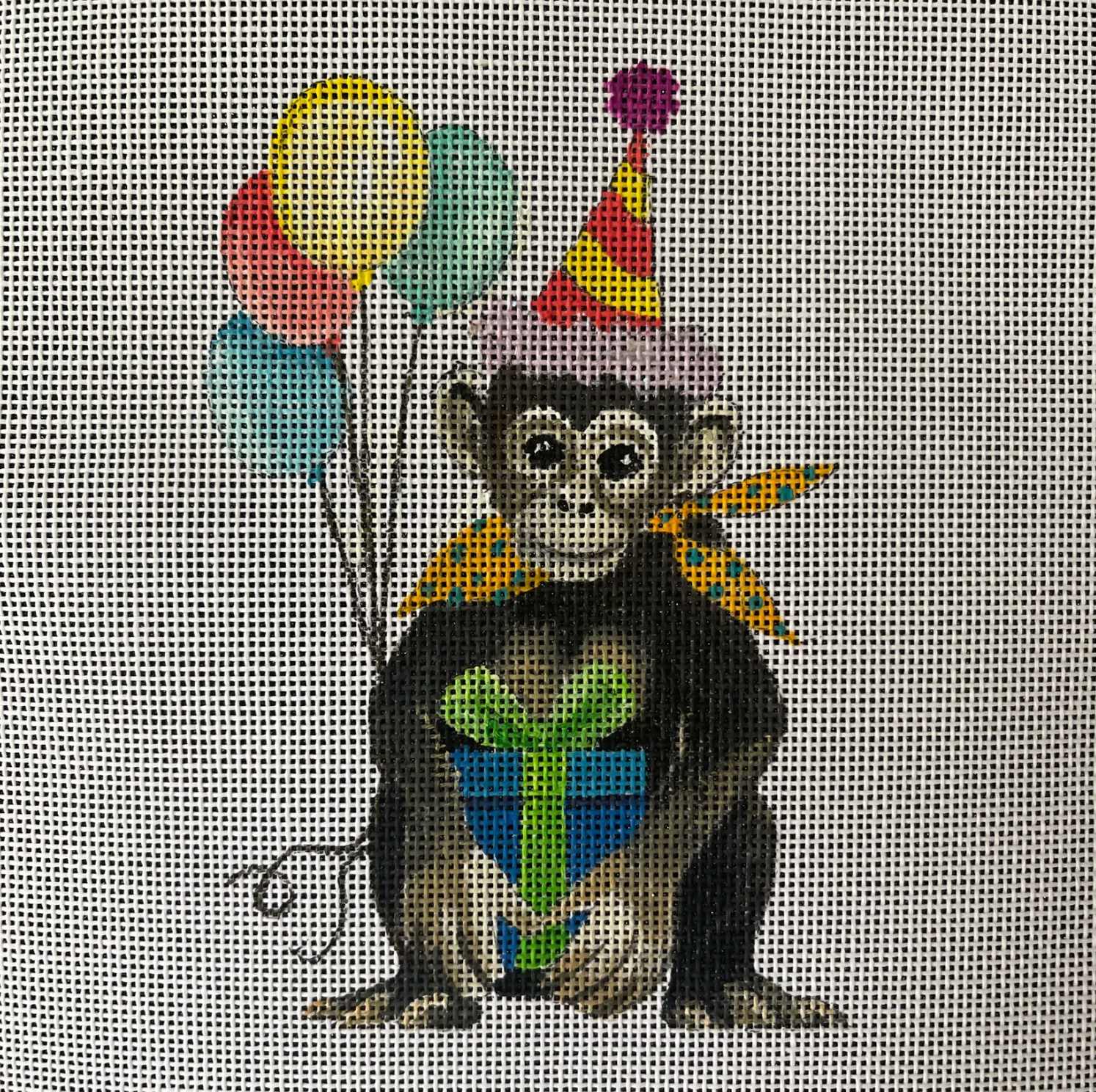 Canvas BIRTHDAY MONKEY  HBD011   3.5X5.75"