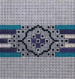 Canvas JEWEL CUFF NAVY/TEAL  JW332   1.5X7"