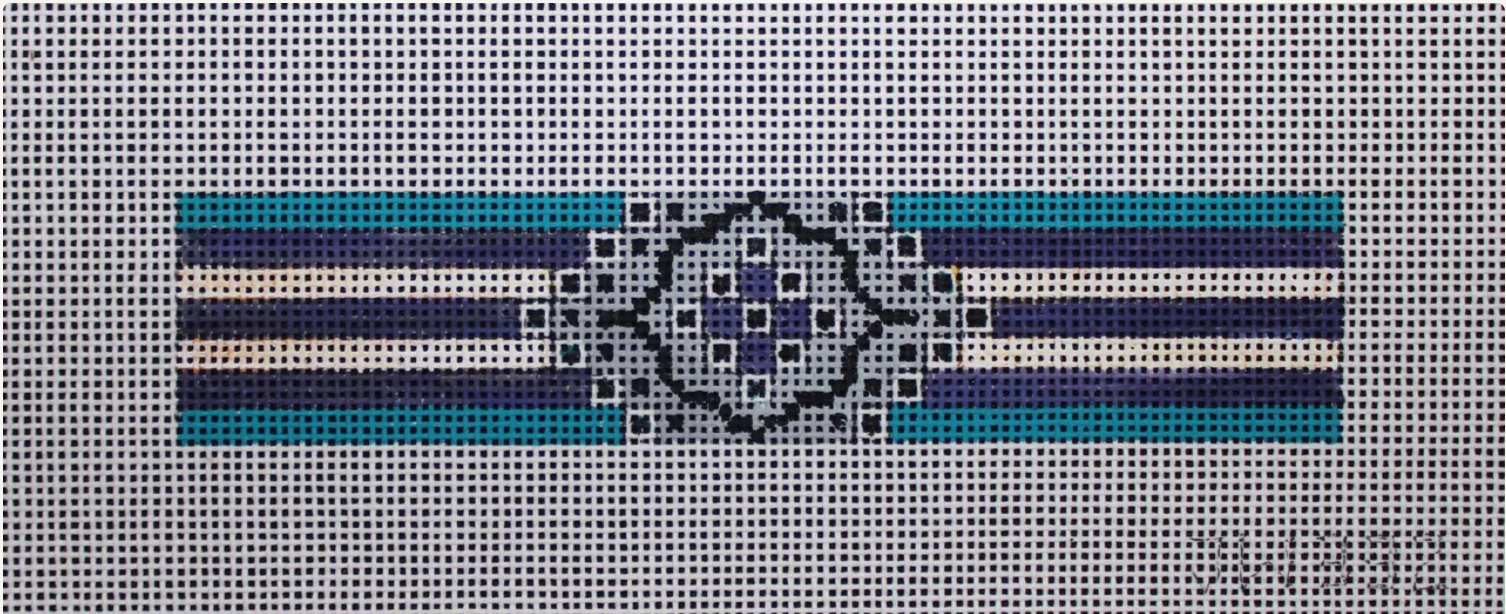 Canvas JEWEL CUFF NAVY/TEAL  JW332   1.5X7"