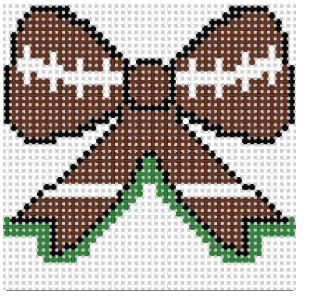 Canvas SEPTEMBER  BOW     3X3"