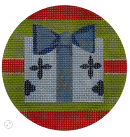 Canvas XMAS GIFT - LV  X695  4"ROUND