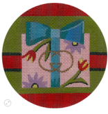 Canvas XMAS GIFT - LVG  X694  4"ROUND