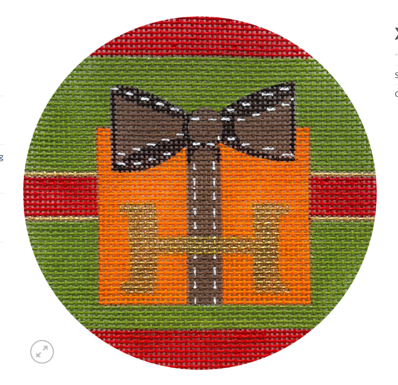 Canvas XMAS GIFT - H  X693   4"ROUND