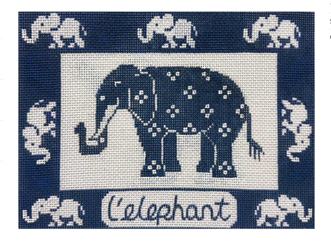 Canvas L'ELEPHANT  4987  10X7"
