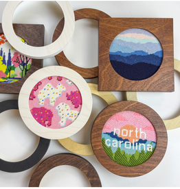 Accessories ROUND WOOD  SELF-FINISH FRAMES FOR 4" ROUND - WHITE