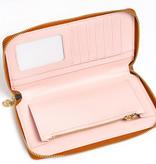 Accessories ALL IN  WALLET - SELF FINISHING -4.5X8" WALLET  3X6" INSERT  -  COGNAC/PINK