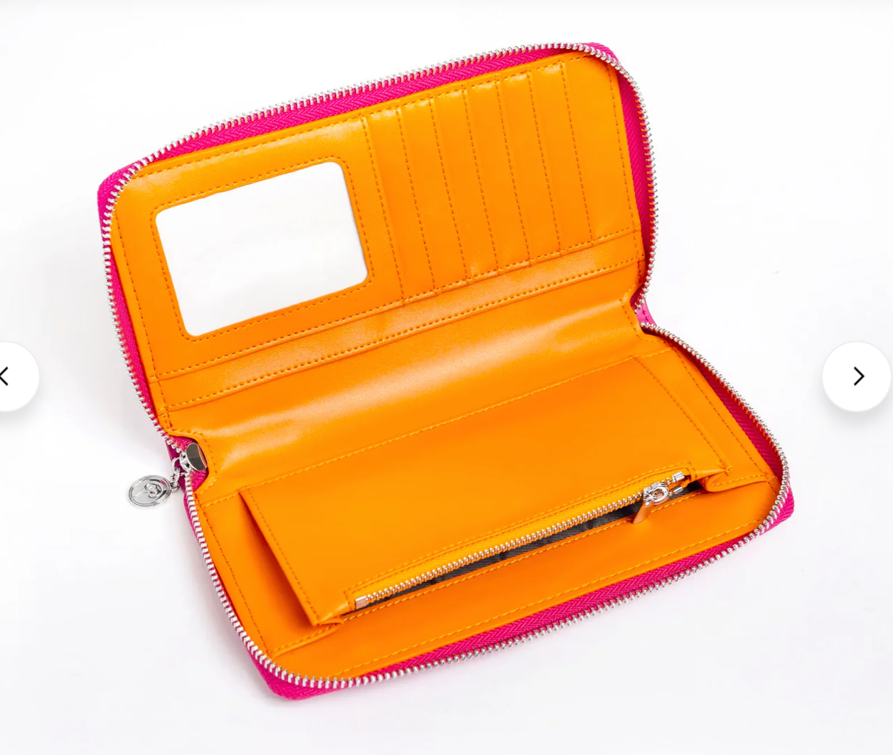 Accessories ALL IN  WALLET - SELF FINISHING -4.5X8" WALLET  3X6" INSERT  -  HOT PINK/ORANGE