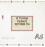 Canvas IF FOUND.....   MINI INSERT   2X3"