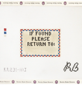 Canvas IF FOUND.....   MINI INSERT   2X3"