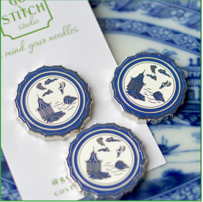 Accessories BLUE CANTON  PLATE NEEDLE MINDER