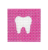 Canvas MINI TOOTH - PINK  TT114