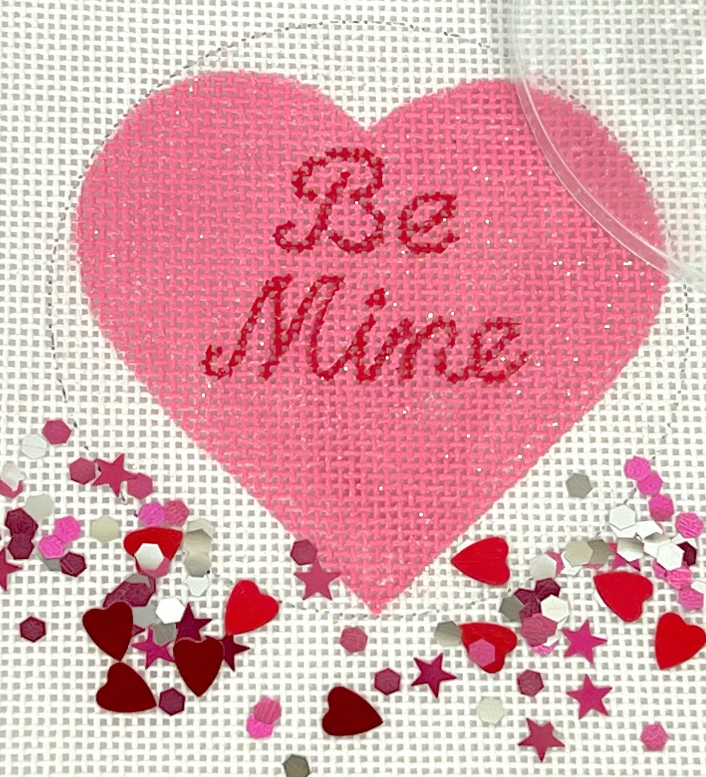 Canvas BE MINE   HEART  OMD13