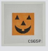 Canvas HALLOWEEN PUMPKIN FACE  CS65P  4X4