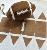 Canvas 3D FOOTBALL  FI100F   6.6X5.1"