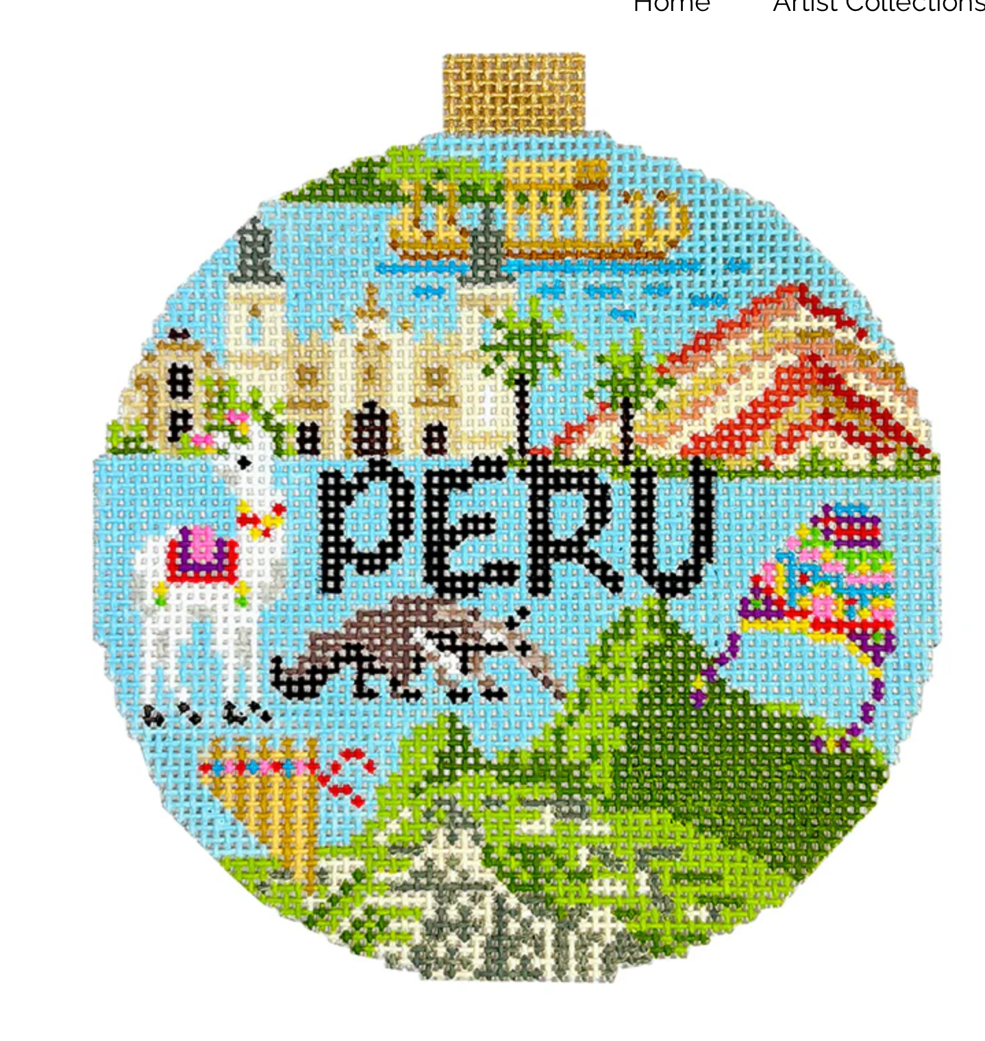 Canvas TRAVEL ROUND - PERU   KB1697
