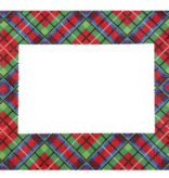 Canvas ROYAL STEWART PLAID PICTURE FRAME  NTGTS486  FITS 4X6" PICTURE