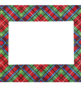 Canvas ROYAL STEWART PLAID PICTURE FRAME  NTGTS486  FITS 4X6" PICTURE