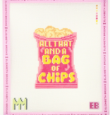 Canvas ALL THAT AND A BAG OF CHIPS   3X4"
