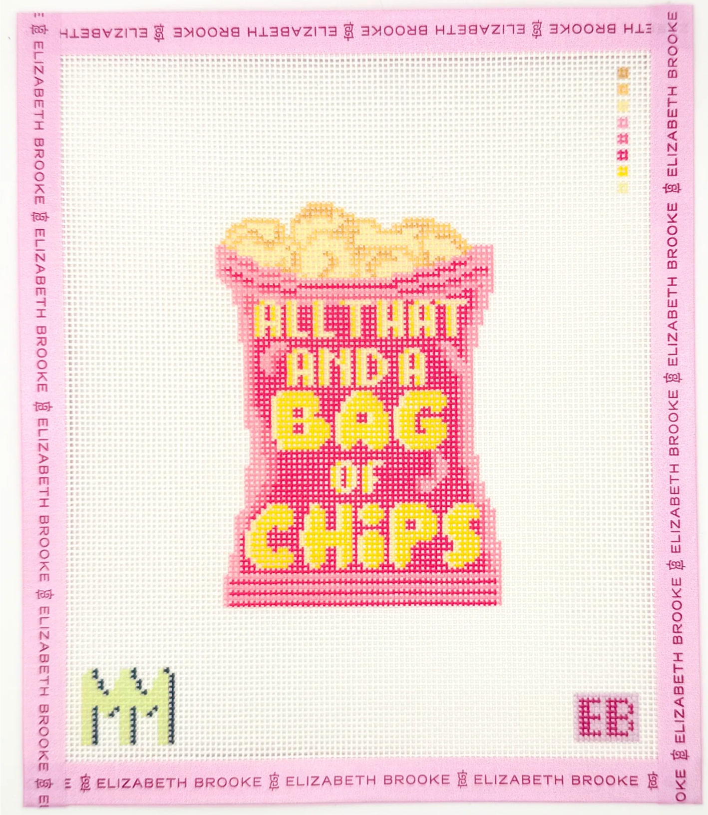 Canvas ALL THAT AND A BAG OF CHIPS   3X4"