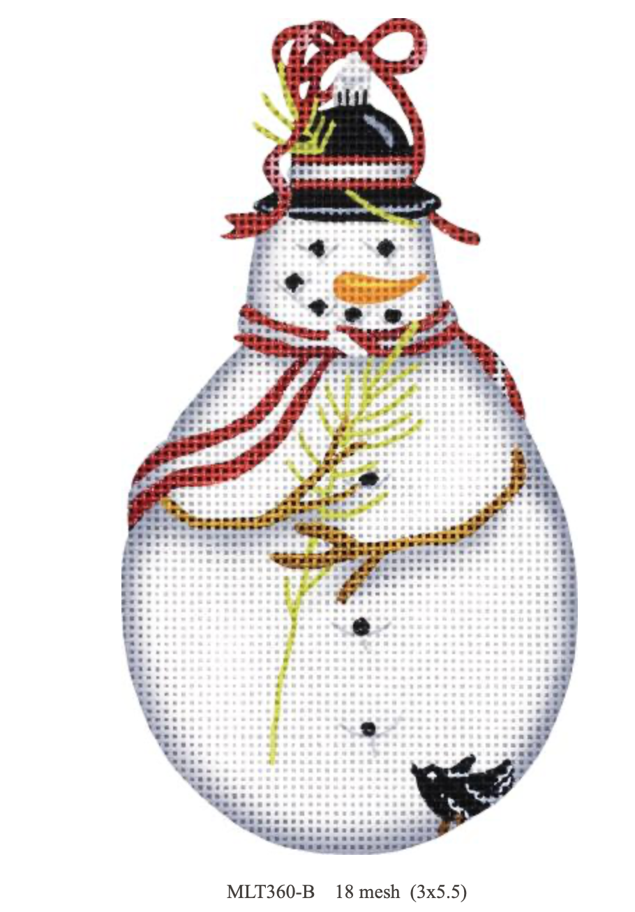 Canvas SNOWMAN  MLT360B  3X5.5