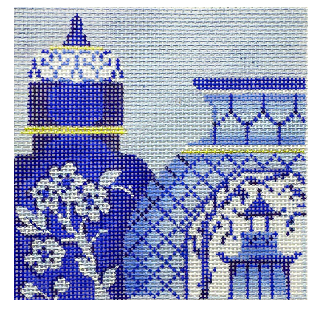 Canvas MING CHERRING BLOSSOM URNS  KAI01   4X4"