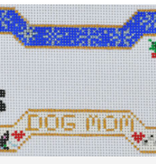 Canvas DOG MOM  DOG BONE ORNAMENT BP21