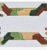 Canvas CAMOUFLAGE  DOG BONE ORNAMENT BP21