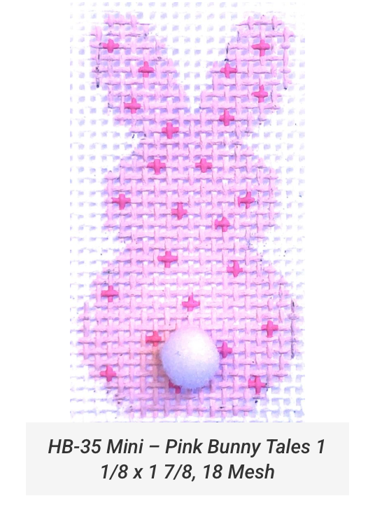 Canvas MINI BUNNY  HB35  PINK