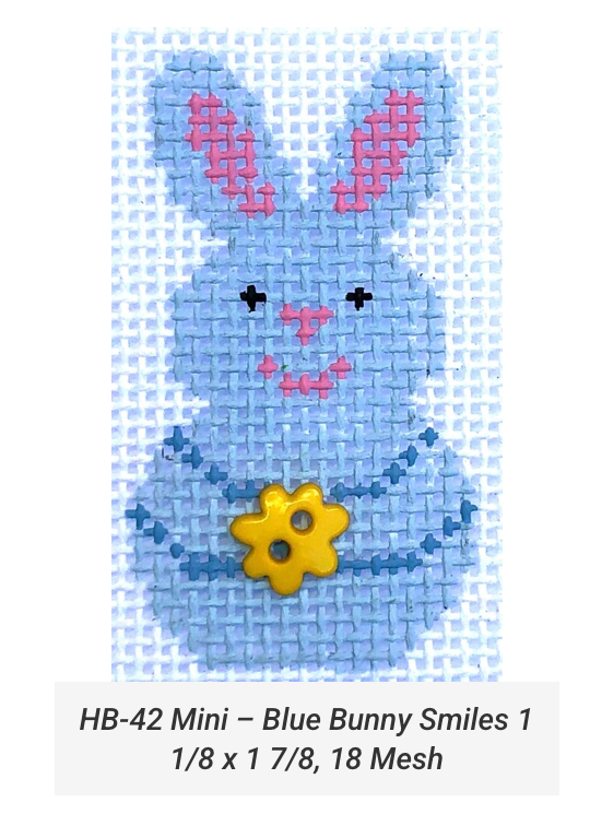 Canvas MINI BUNNY  HB42  BLUE