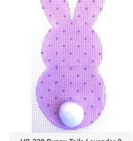 Canvas BUNNY  TAILS WITH STITCH GUIDE HB339  LAVENDER