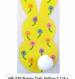 Canvas BUNNY  TAILS WITH STITCH GUIDE HB330  YELLOW