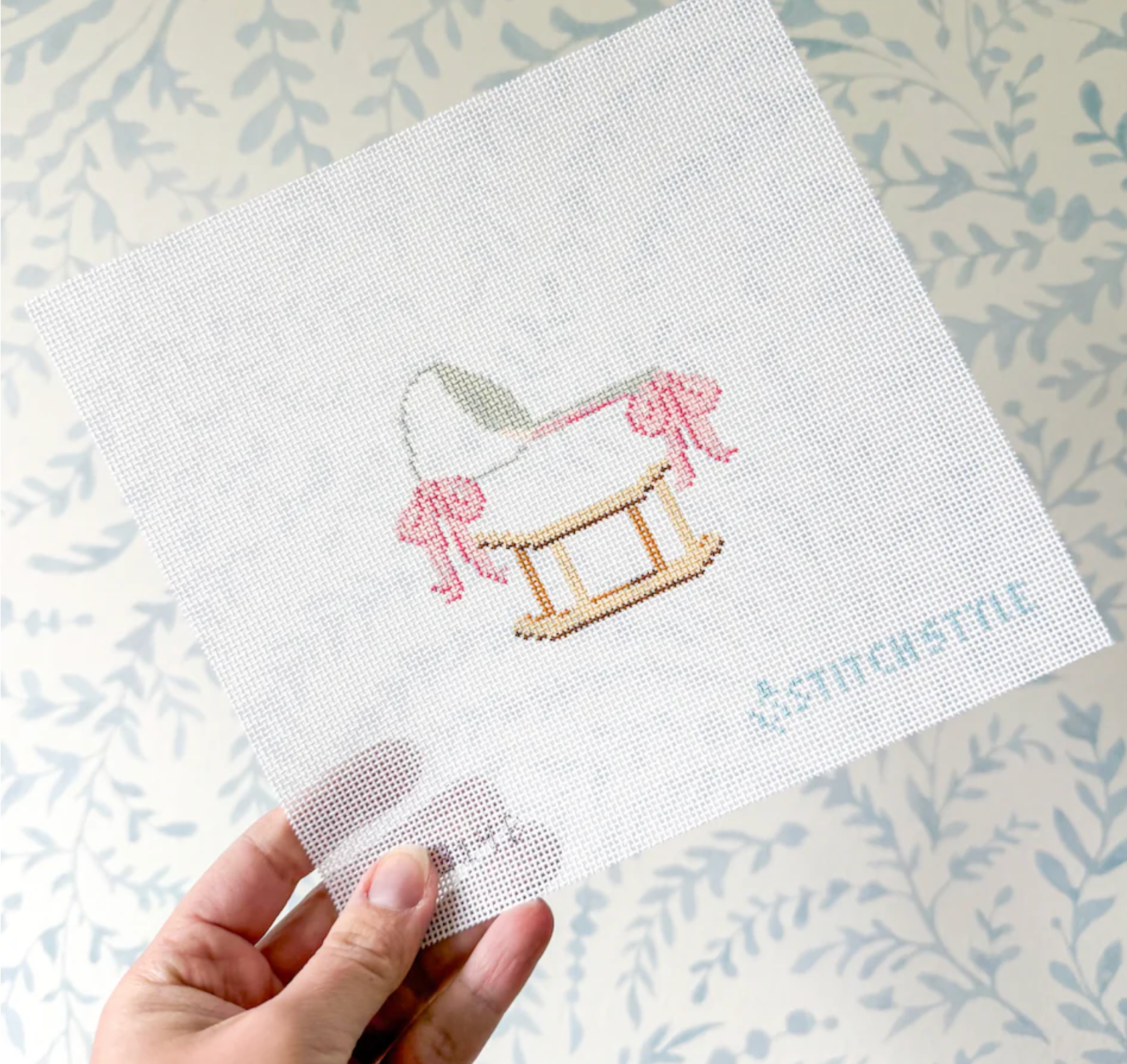 Canvas BABY BASSINETT  -  PINK  SS314B